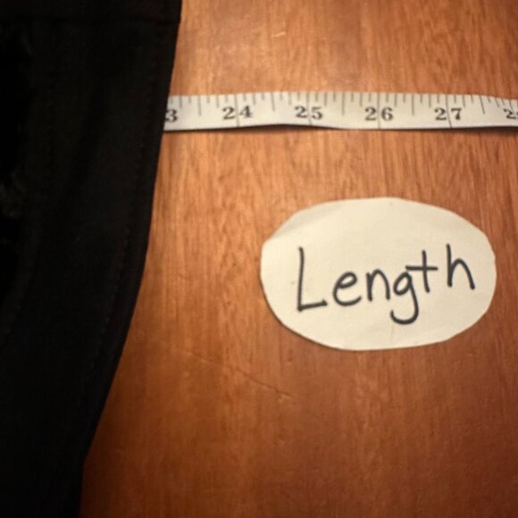 Alfani Petite Black Ruffled Faux Fur Front Vest Petite Holiday Shine Elevated S - Picture 4 of 8